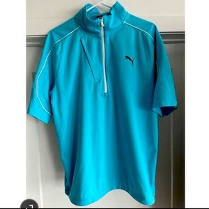 Puma Short Sleeve Quarter Zip Off